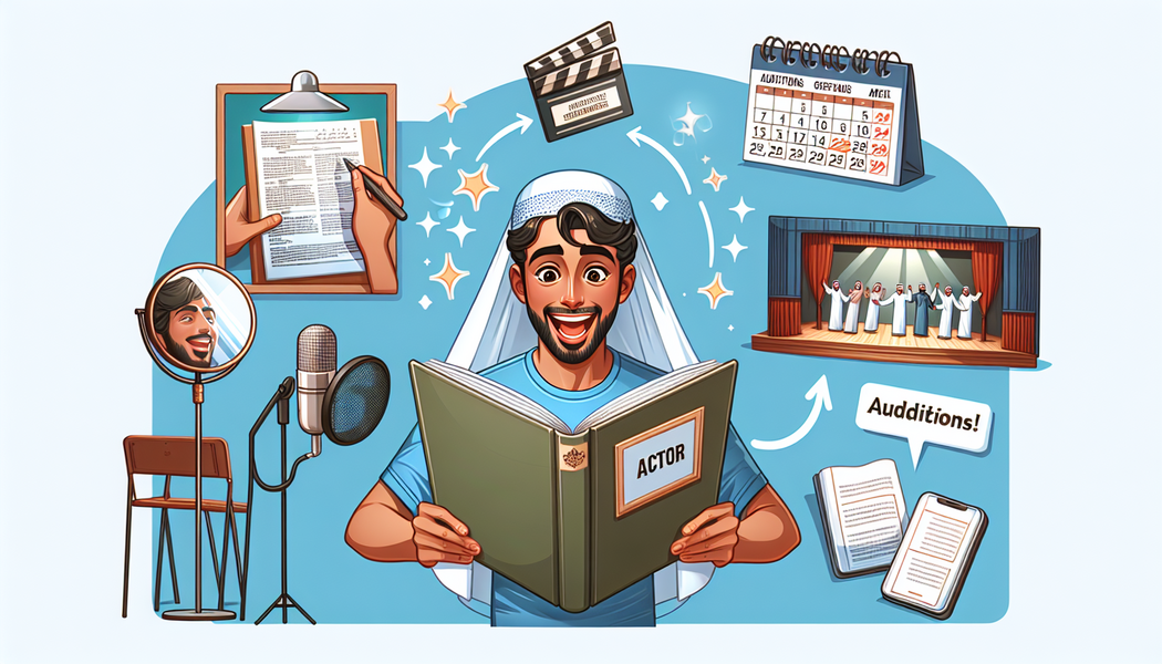 An Vorsprechen und Castings teilnehmen - Wie wird man Schauspieler?