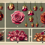 Wie trocknet man Rosen?