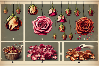 Wie trocknet man Rosen?