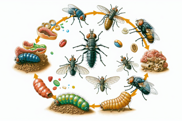 Wie entstehen Maden?