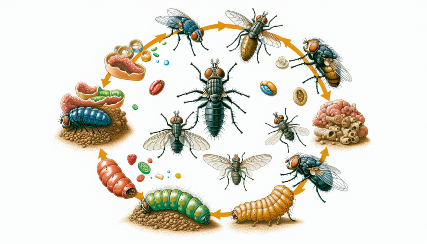 Wie entstehen Maden?