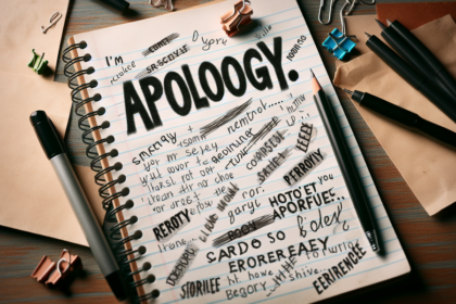 Wie schreibt man eine Entschuldigung für die Schule?