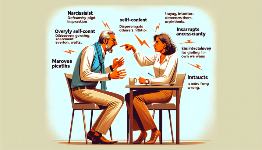 Wie verhält sich ein Narzisst im Streit?