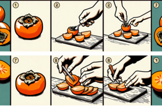 Wie isst man eine Kaki?