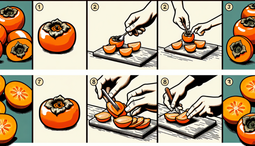 Wie isst man eine Kaki?