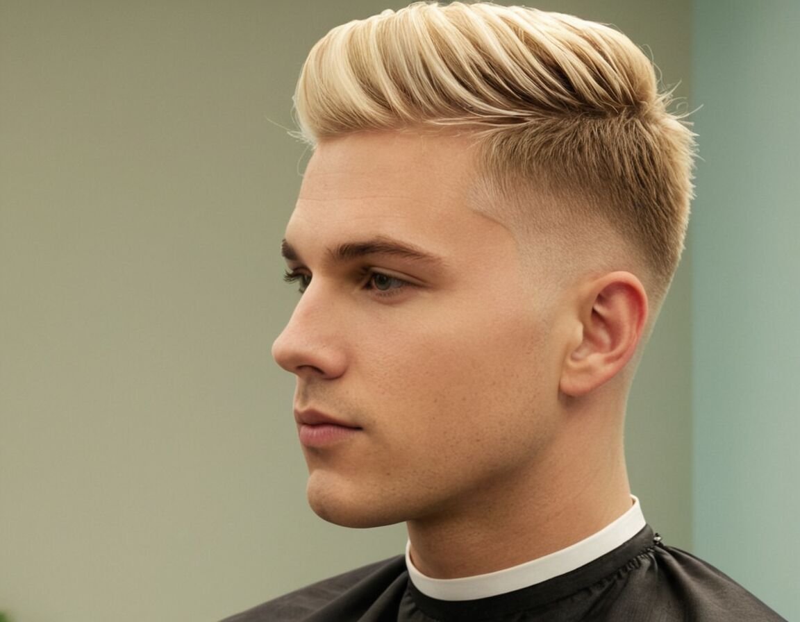 Trendige Variationen des Low Taper Fade entdecken - Der perfekte Low Taper Fade für blonde Haare: Tipps und Trends für einen modernen Look