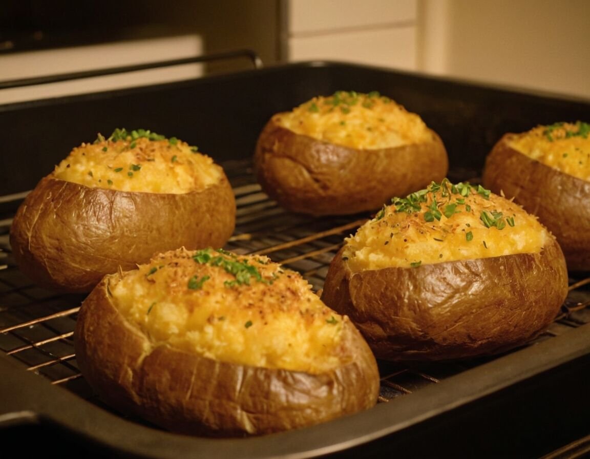 Mit einem Messer auf Gargrad prüfen - Wie lange Kartoffeln im Backofen backen: Die besten Tipps für perfekte Ergebnisse
