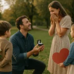 Kinder beim Heiratsantrag