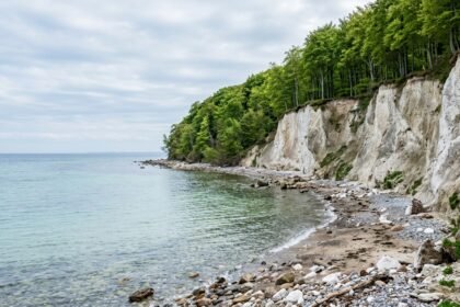 Ostseeküste mit Steilufer und ruhiger See